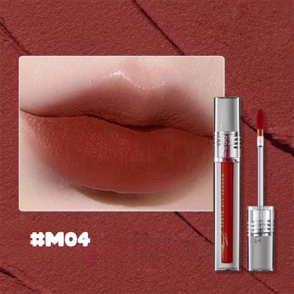 ZEESEA Son Kem Lì Mousse Lip Glaze D/C