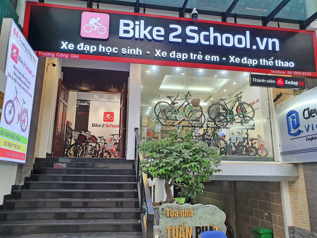 cua hang xe dap GIant - Bike2school