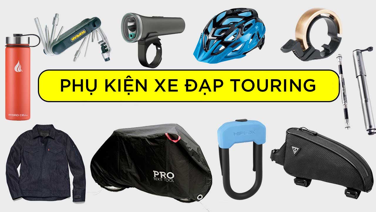 phụ kiện cho xe đạp touring, xe đạp đường phố - bike2school.vn