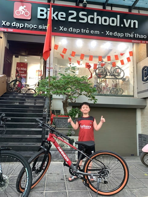 Xe đạp địa hình cho trẻ em tại Bike2School