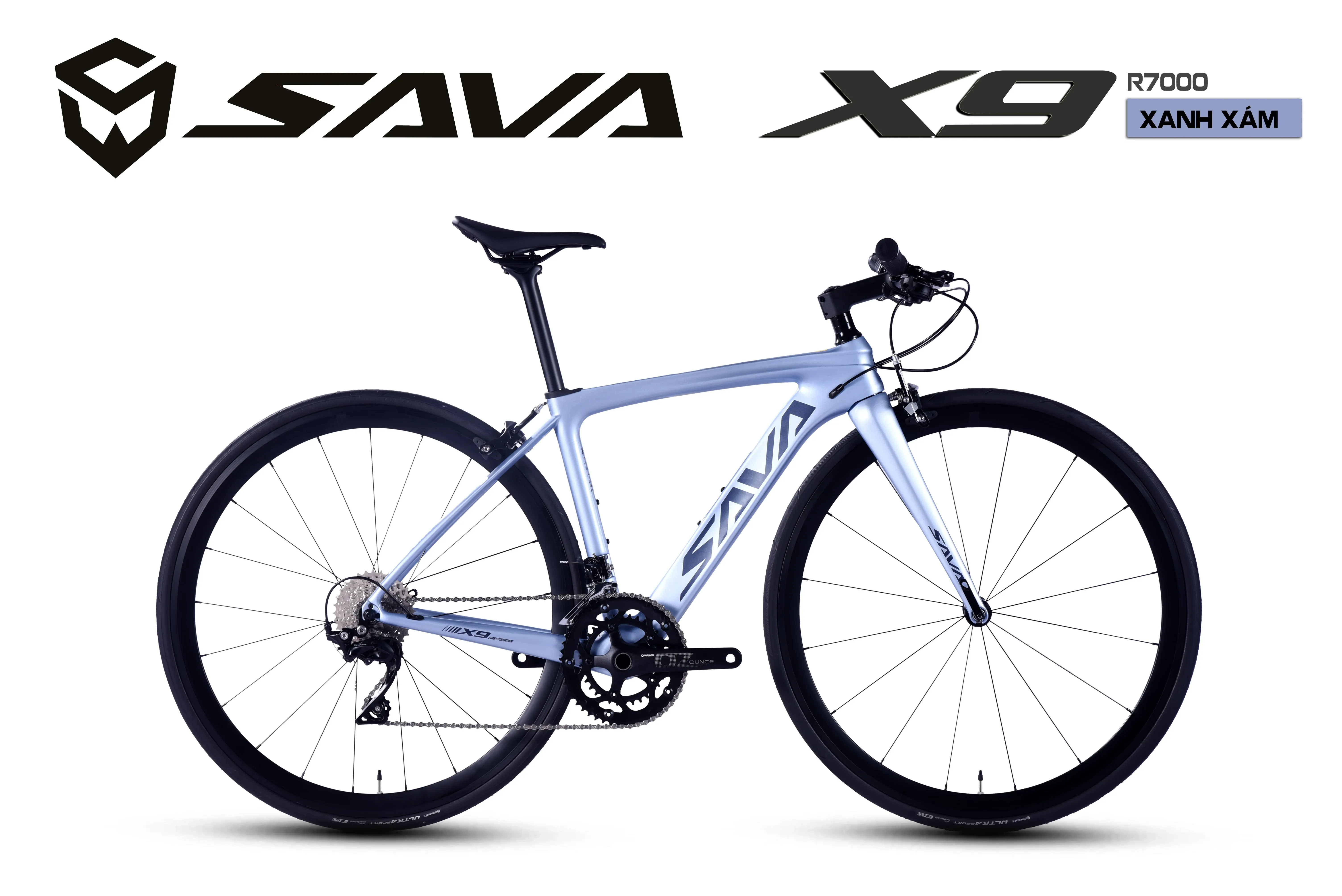 xe đạp touring sava x9 r7000 khung carbon