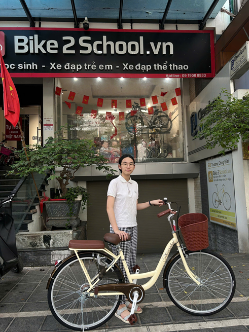 Xe đạp mini Thống Nhất tại cửa hàng Bike2School