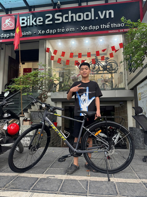 xe đạp touring Hector khung hợp kim nhôm cho học sinh