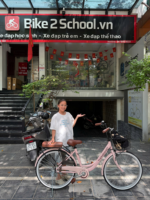 Xe đạp mini Thống Nhất tại cửa hàng Bike2School