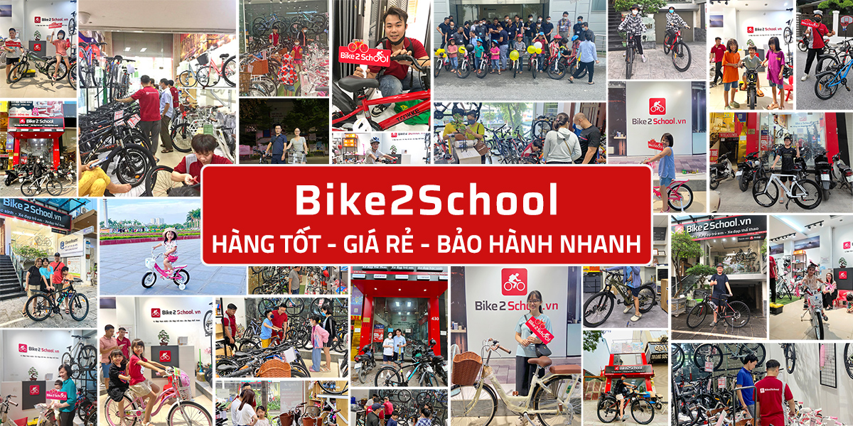 Xe Đạp Học Sinh Cấp 1, Cấp 2, Cấp 3 Chính Hãng, Giá Rẻ | Bike2School - Hệ thống bán lẻ xe đạp