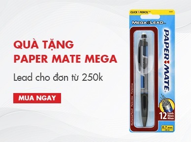 [KHUYẾN MÃI] - Tặng bút chì bấm Paper Mate Mega Lead cho đơn từ 250.000đ