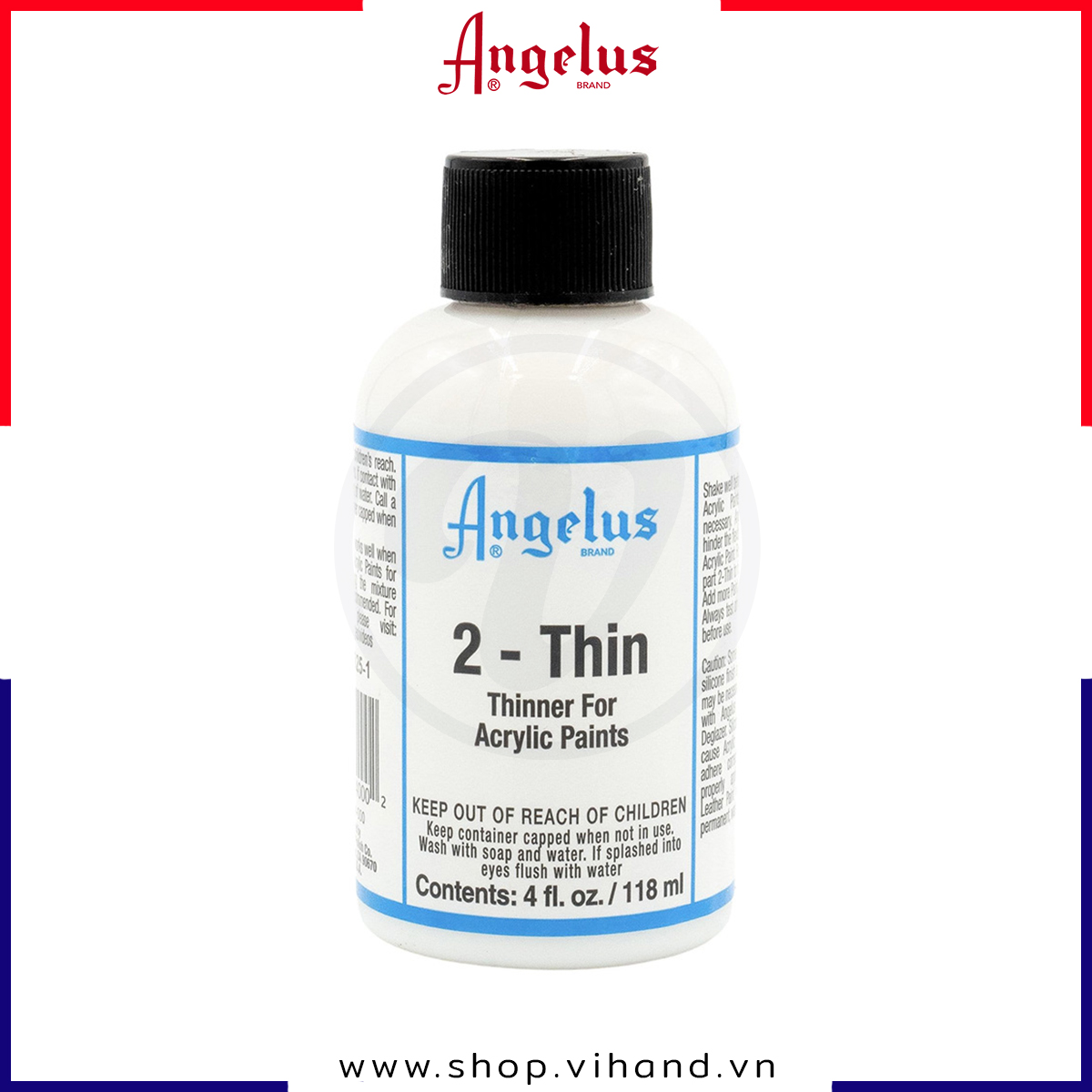 Dung moi pha loang mau Angelus 2 Thin Dung cho Airbrush 118ml