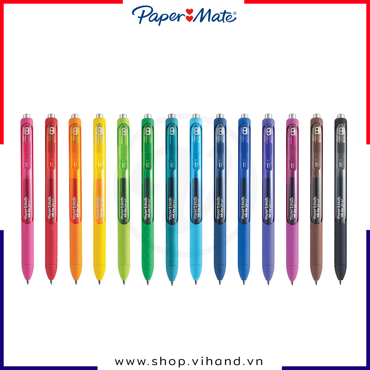 Bút gel đầu bấm Paper Mate InkJoy Gel Medium Point 0.7mm