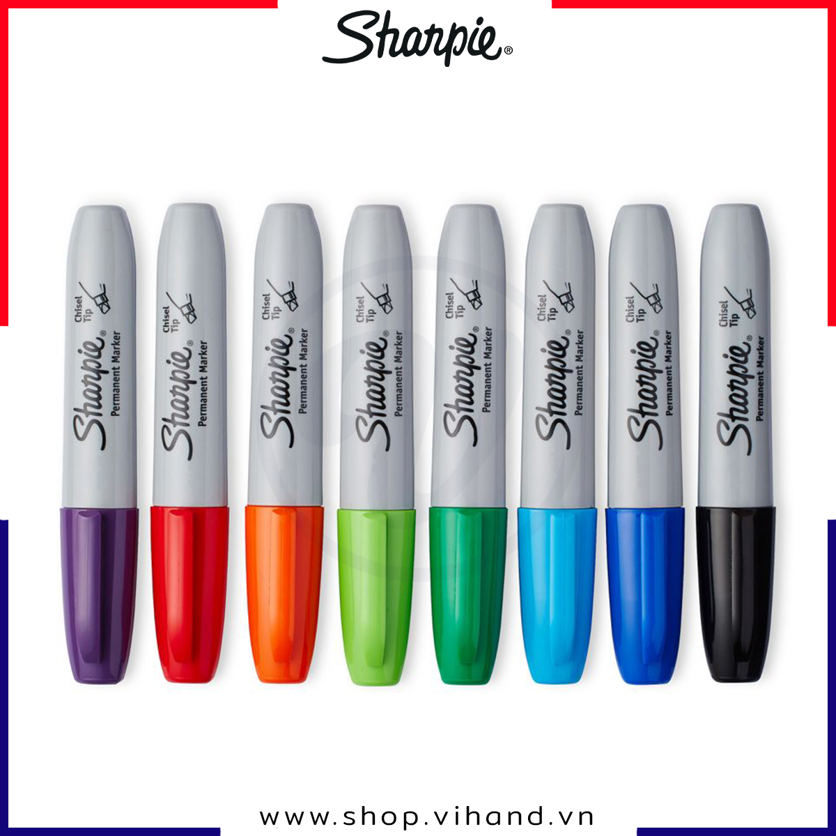 Bút lông dầu vẽ trên nhiều chất liệu Sharpie Chisel Tip