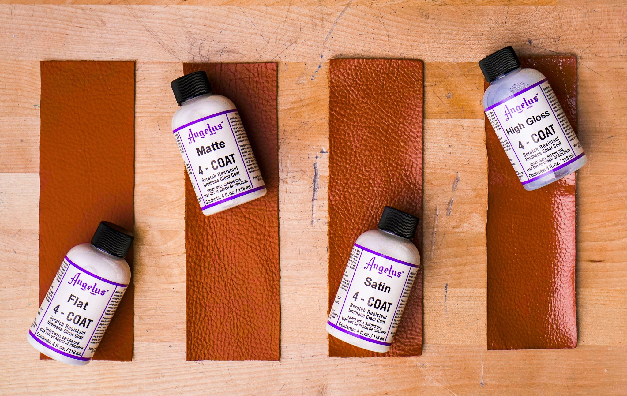 Phủ bảo vệ màu Angelus Flat 4 Coat 118ml (4Oz)