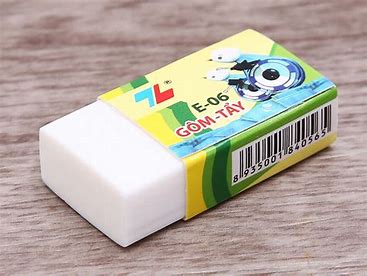 Tác dụng của gôm tẩy dành cho học sinh