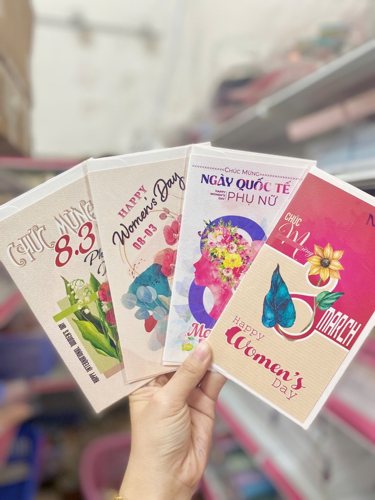 Set 10 Thiệp 8/3 Nhỏ ND123