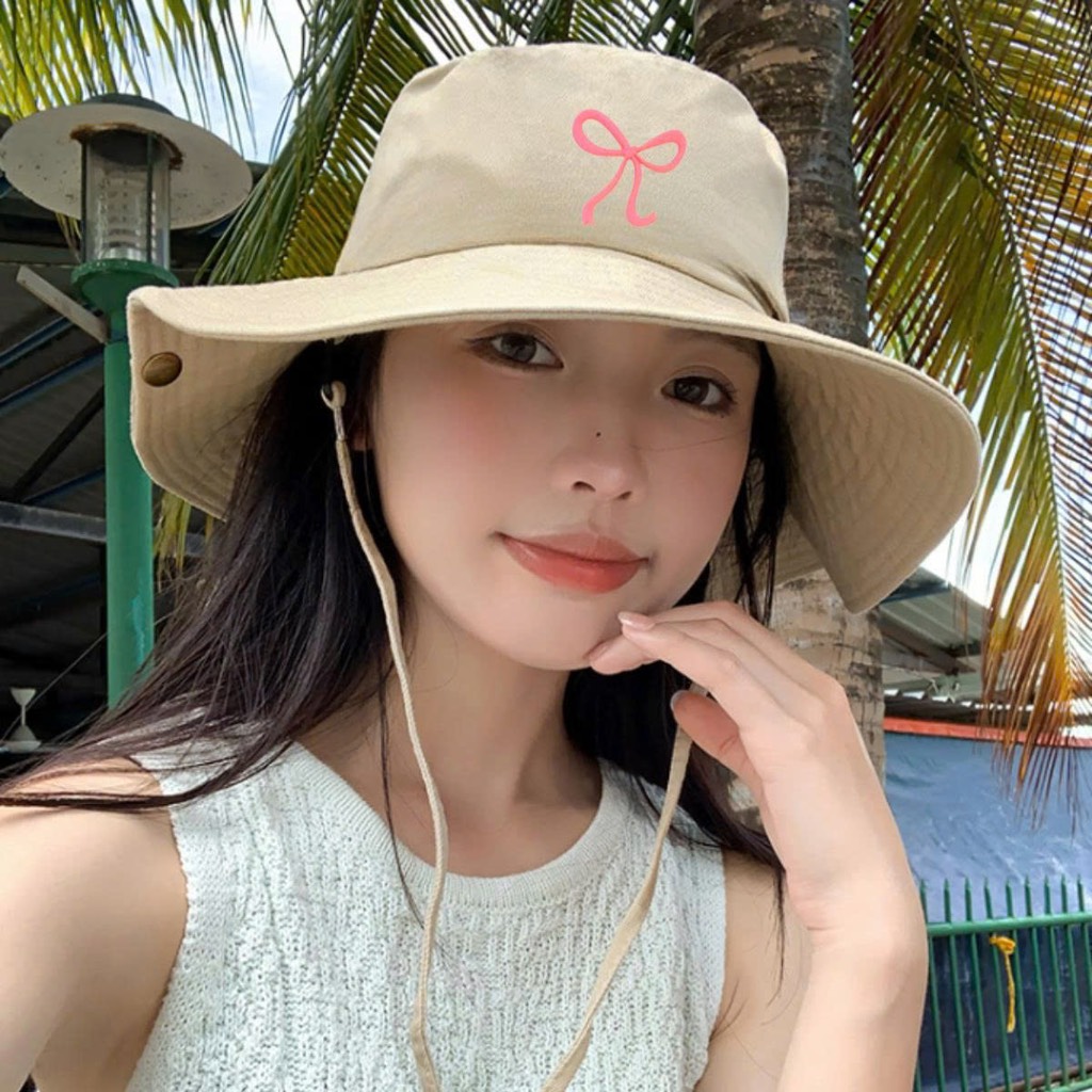 Nón Vành Rộng Thêu N1