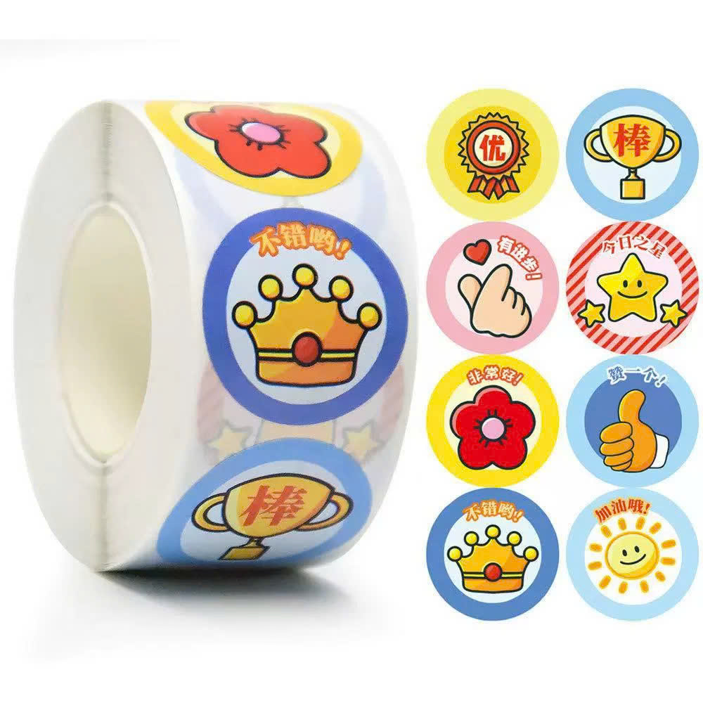 Cuộn 500 Sticker Thưởng RCSTK472