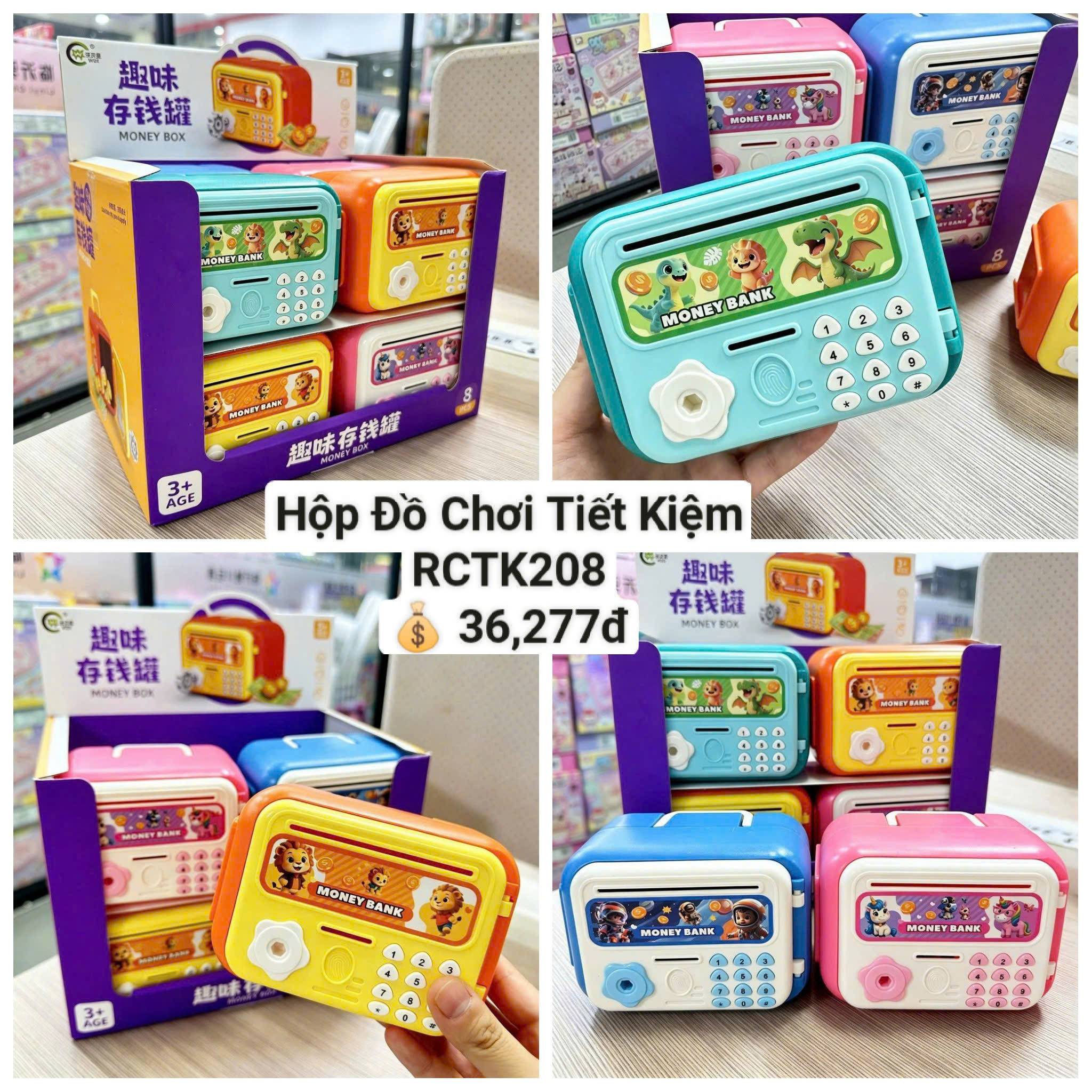 Hộp Đồ Chơi Tiết Kiệm RCTK208