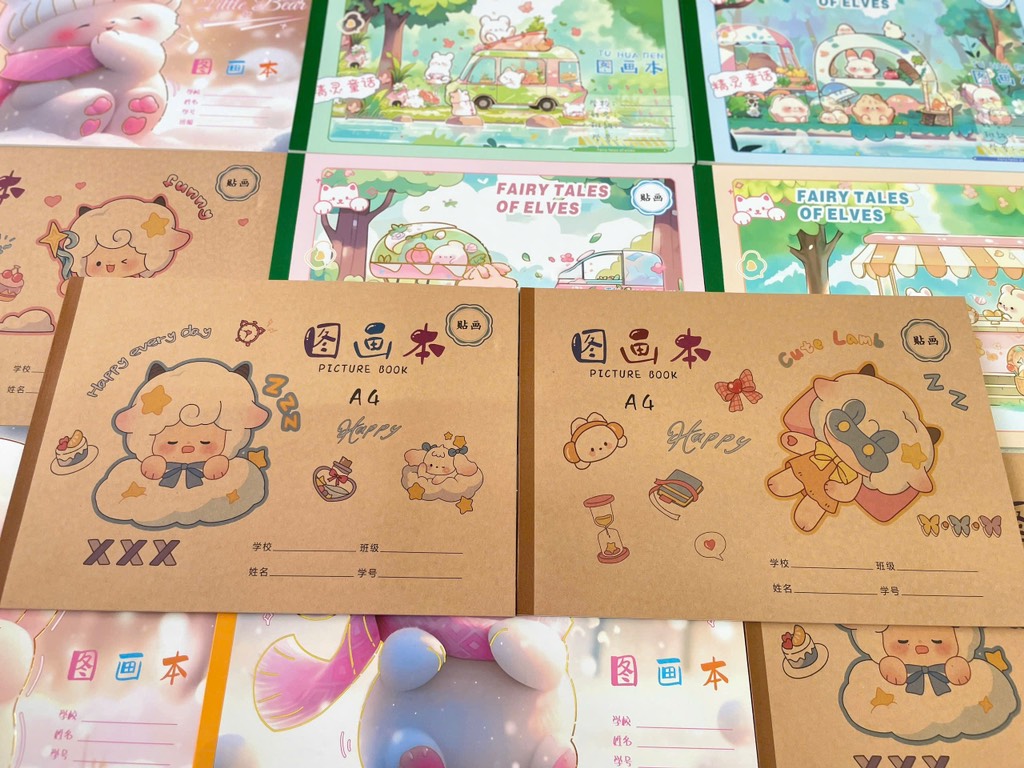 Sổ Vẽ A4 Dán Giấy ND133