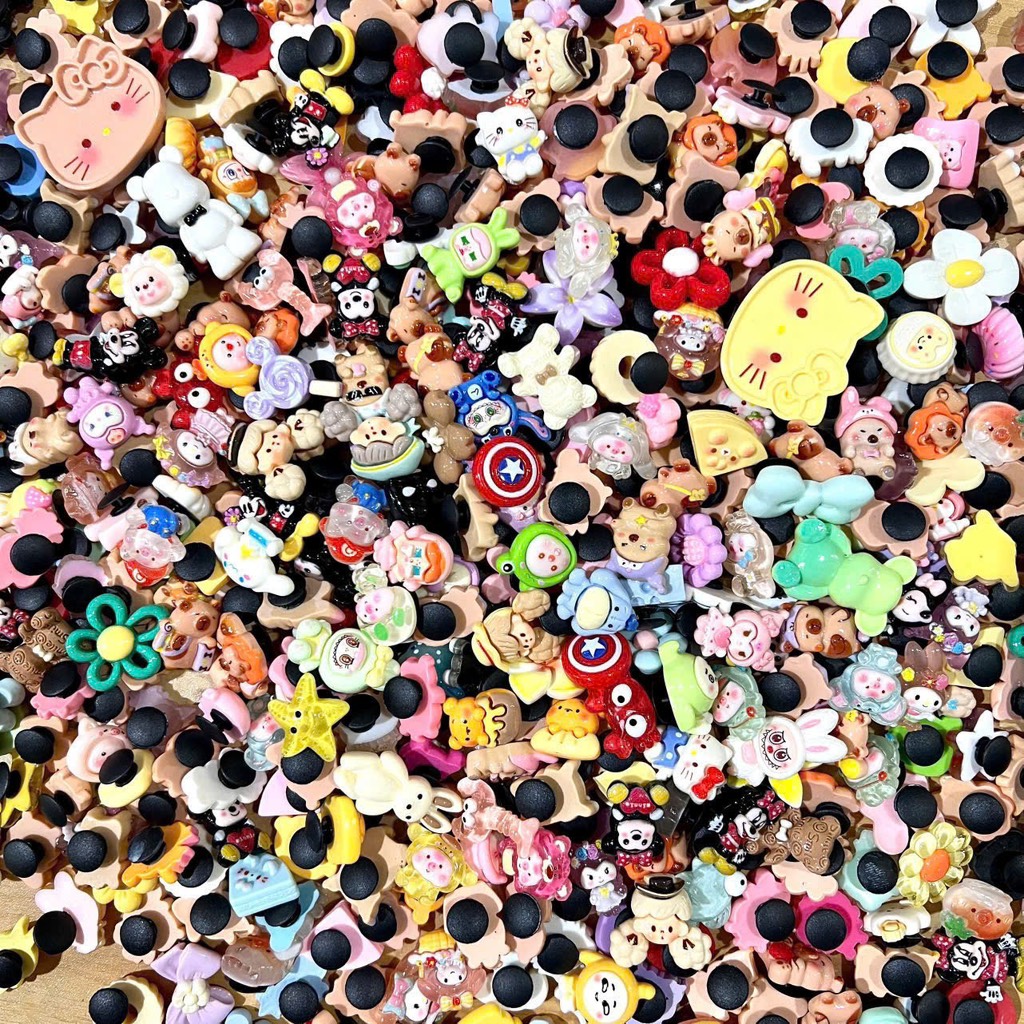 Set 50 Charm Nhựa Gắn Dép