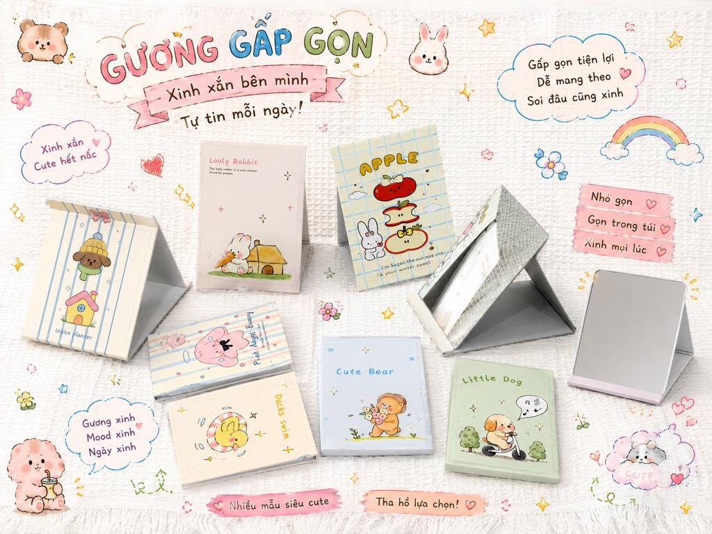 Gương Xếp Size 150*8*210mm RC4390