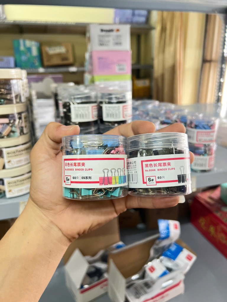 Hộp Kẹp Giấy Màu & Đen RC2920