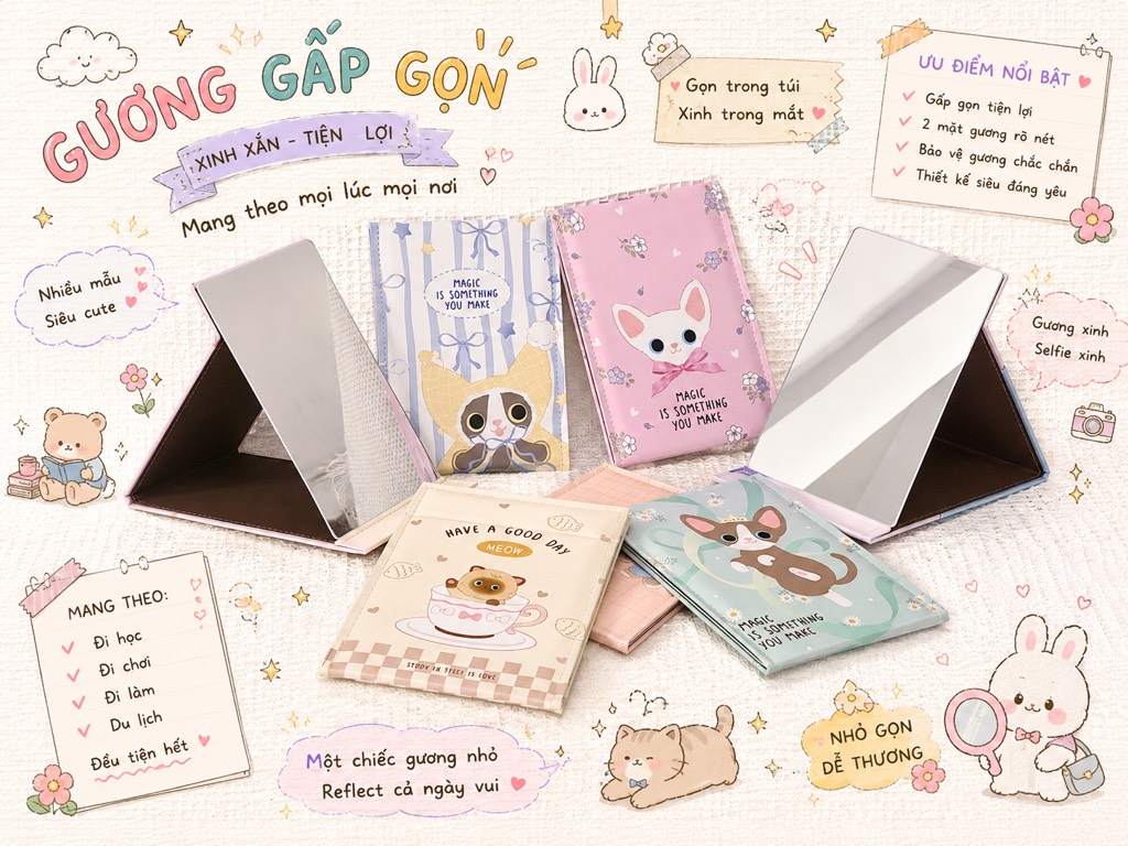 Gương Xếp Size 180*15*250mm RC4391