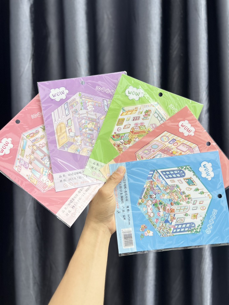 ( SET 10 ) Sticker Ngôi Nhà