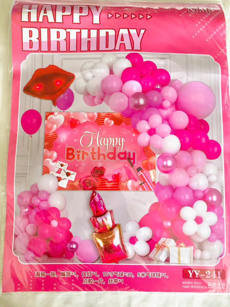 Set Bóng Trang Trí Sinh Nhật