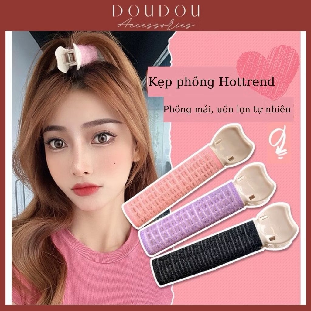set 10  Kẹp Phồng Chân Tóc