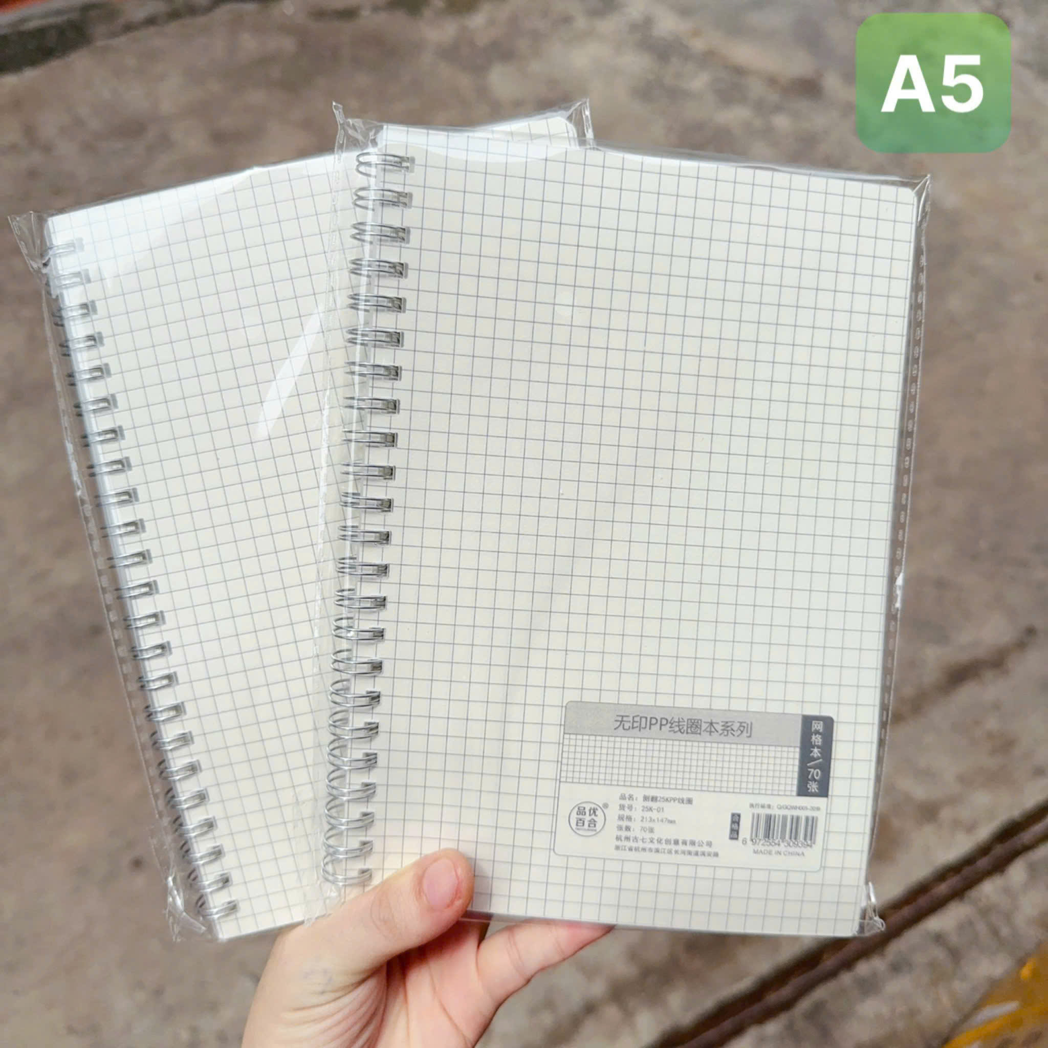 Sổ Bìa Nhựa A5 CARO