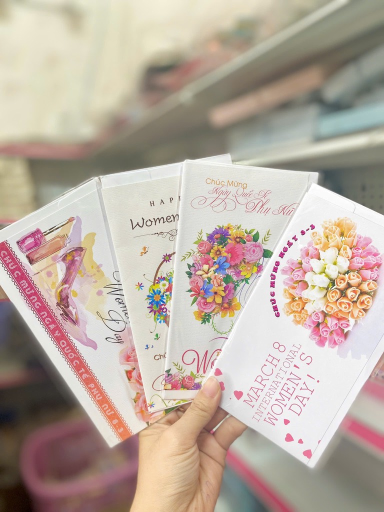 Set 10 Thiệp 8/3 Nhỏ ND123