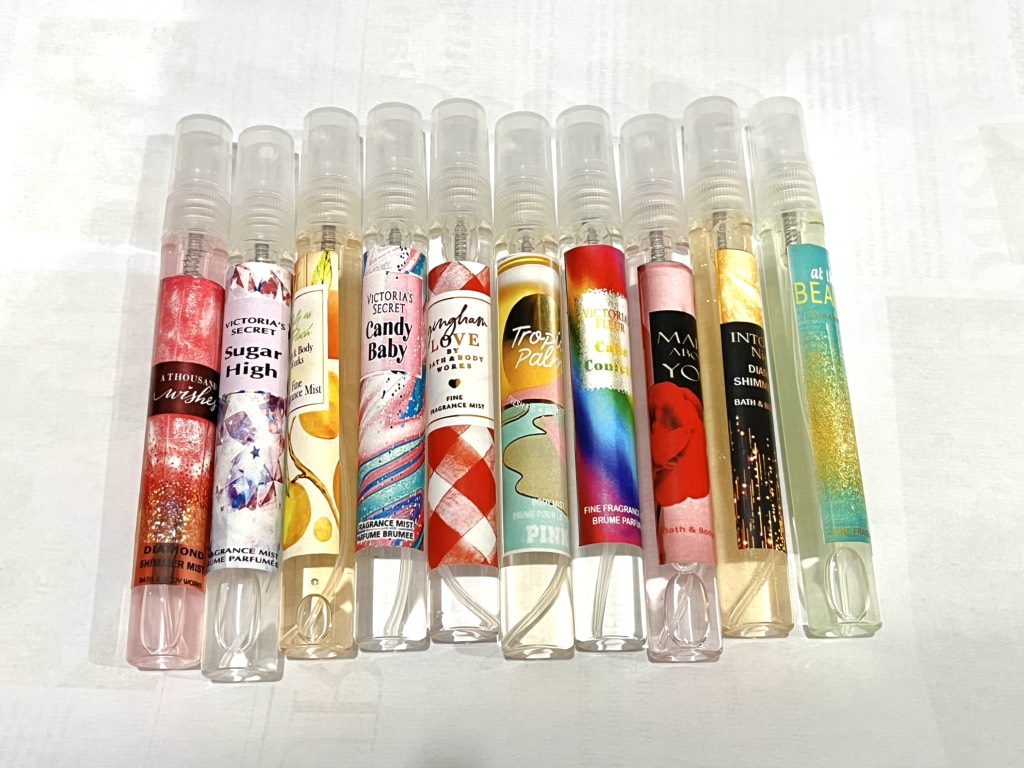Set 10 Chai Chiết Body Mist ND01795