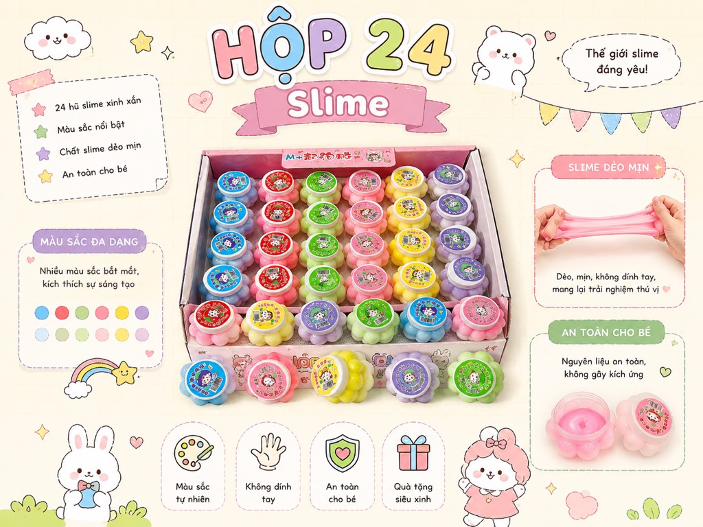 Hộp 24 Slime