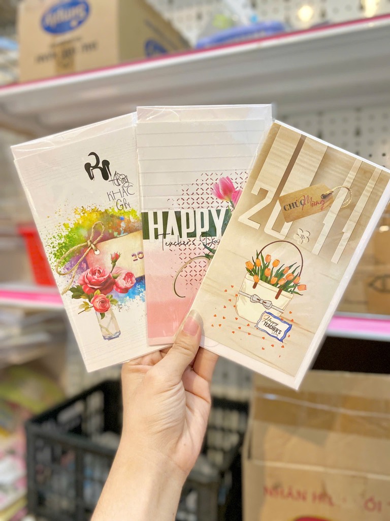 Set 10 Thiệp 20/11 Trung N38