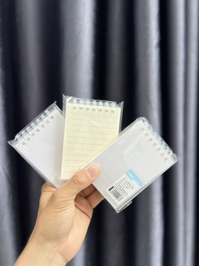 Sổ Nhựa A7 Bìa Trong