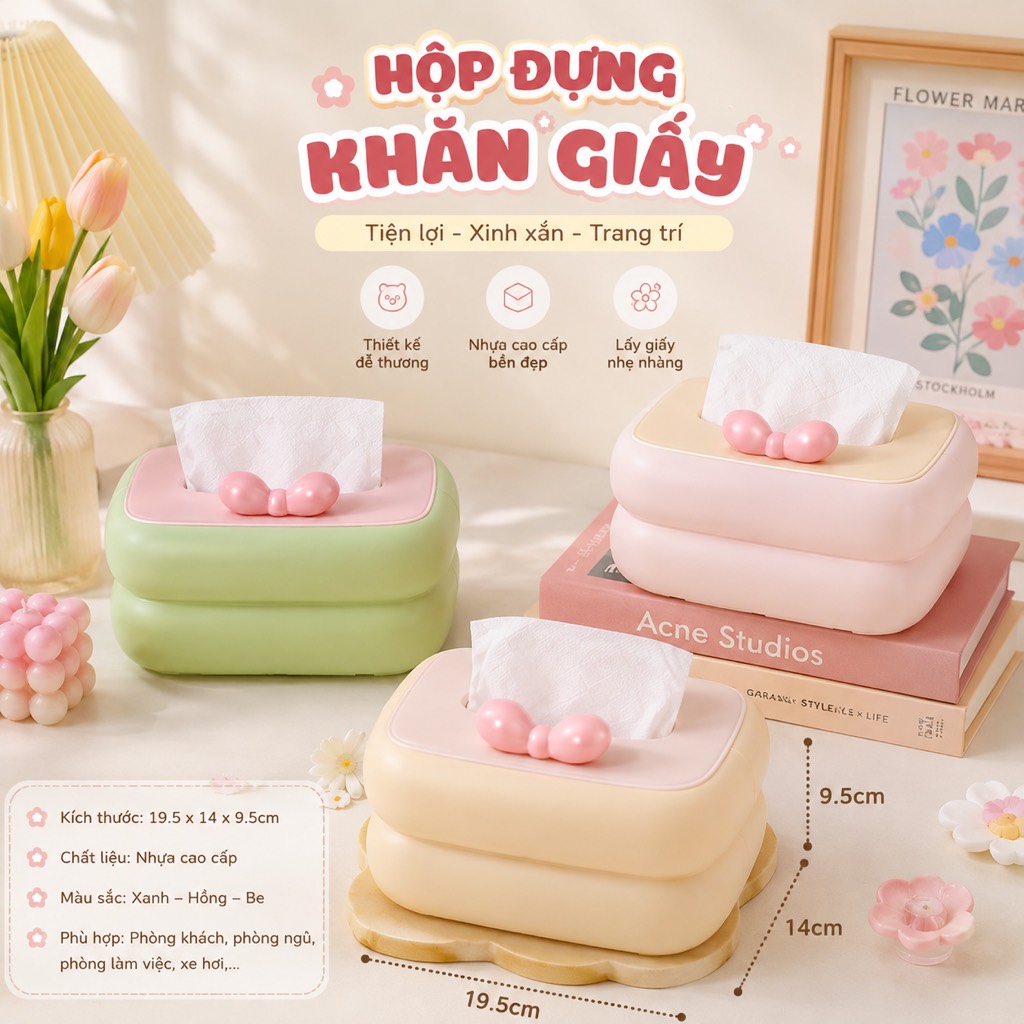 Hộp Đựng Khăn Giấy RCNHUA827