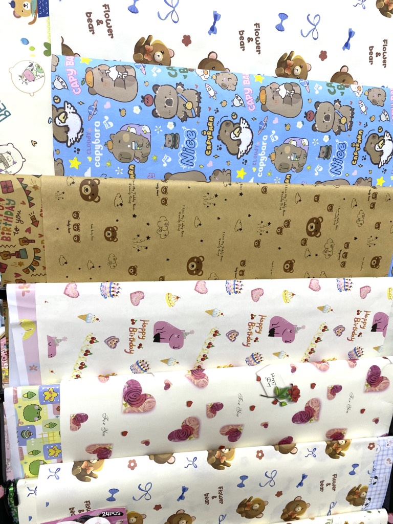 Set 10 Giấy Gói Qùa Lụa ND01765
