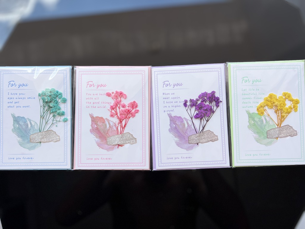 Set 10 Thiệp Hoa Mix Mẫu RC2632