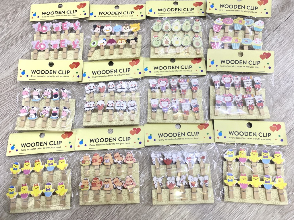 Vỉ Kẹp Ảnh Gỗ