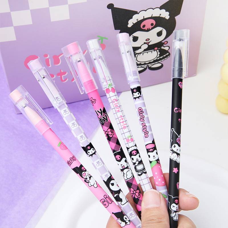 Hộp 12 Bút Bi Xoá Được Kuromi RC02406