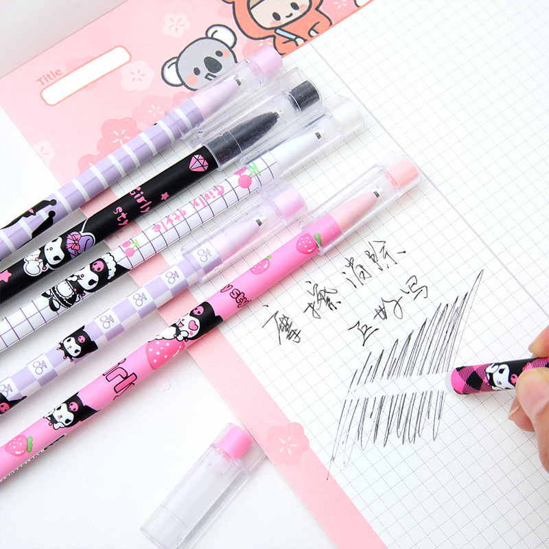Hộp 12 Bút Bi Xoá Được Kuromi RC02406