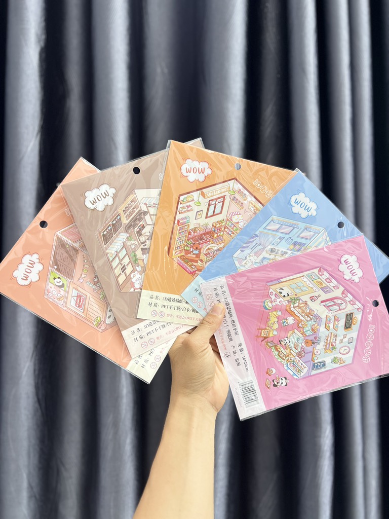 ( SET 10 ) Sticker Ngôi Nhà
