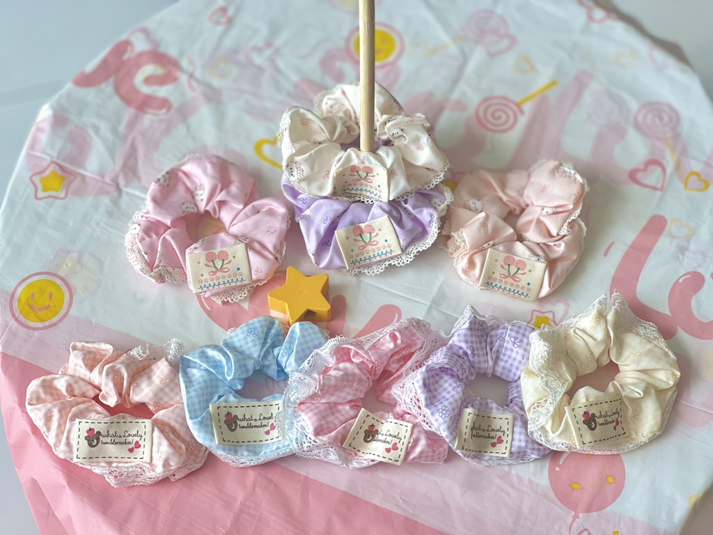 Cột Tóc Ren Họa Tiết