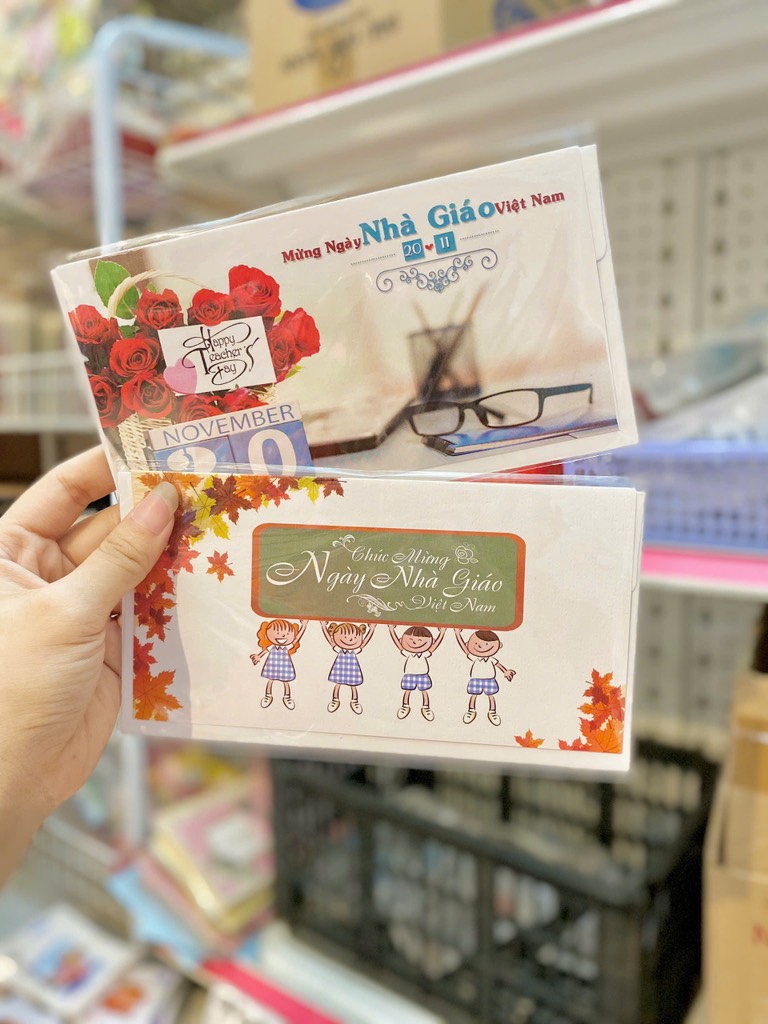 Set 10 Thiệp 20/11 Trung N38