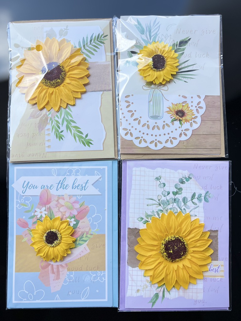 Set 10 Thiệp Hoa Mix Mẫu RC2632