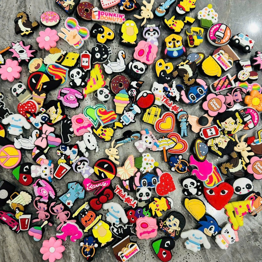 Set 50 Charm Silicon Gắn Dép RCCHARM3284
