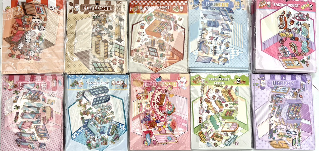 ( SET 10 ) Sticker Ngôi Nhà