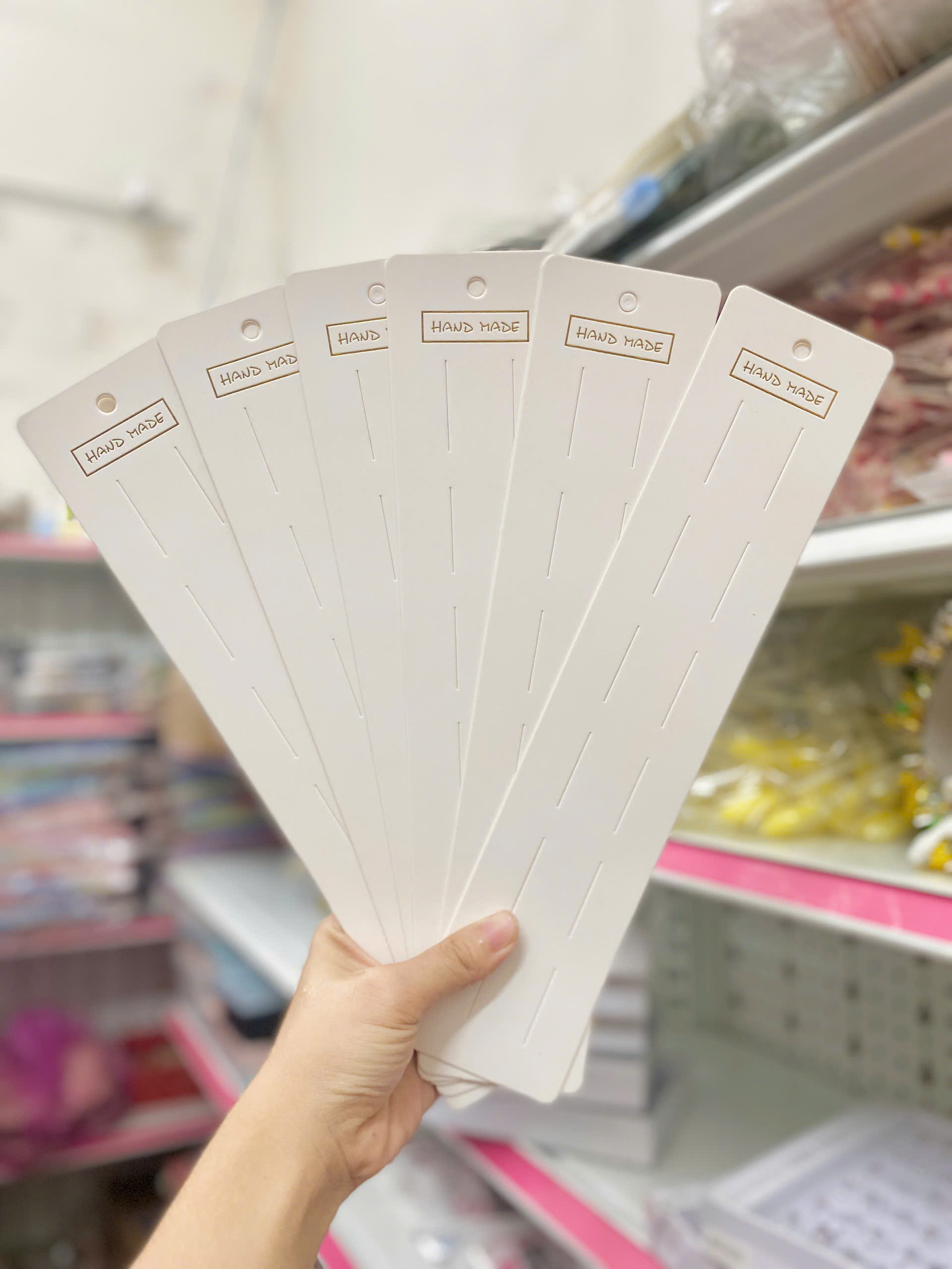 ( SẤP 100 ) Tag Giấy Dài RC1455