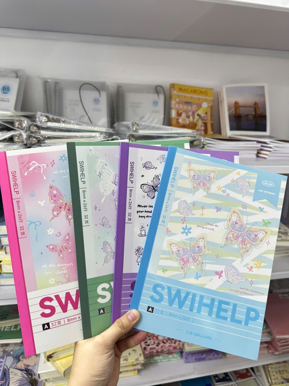 Set 4 Sổ B5 Moka RC2103