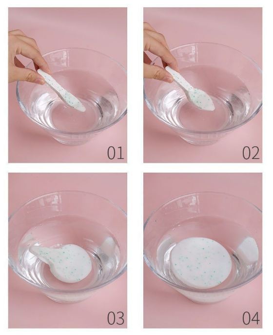 Set Mút Nén Rửa Mặt RC3241