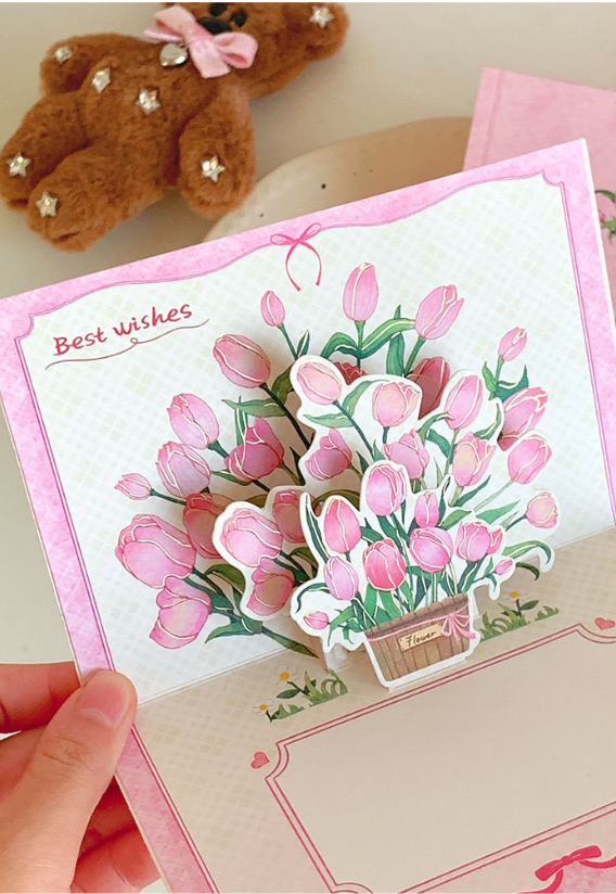 Set 10 Thiệp Hoa Tulip RC3310