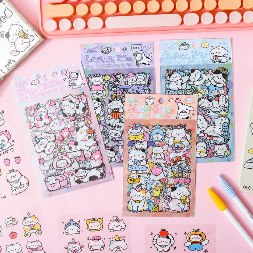 Set 10 Sticker Mèo Ú RC3540